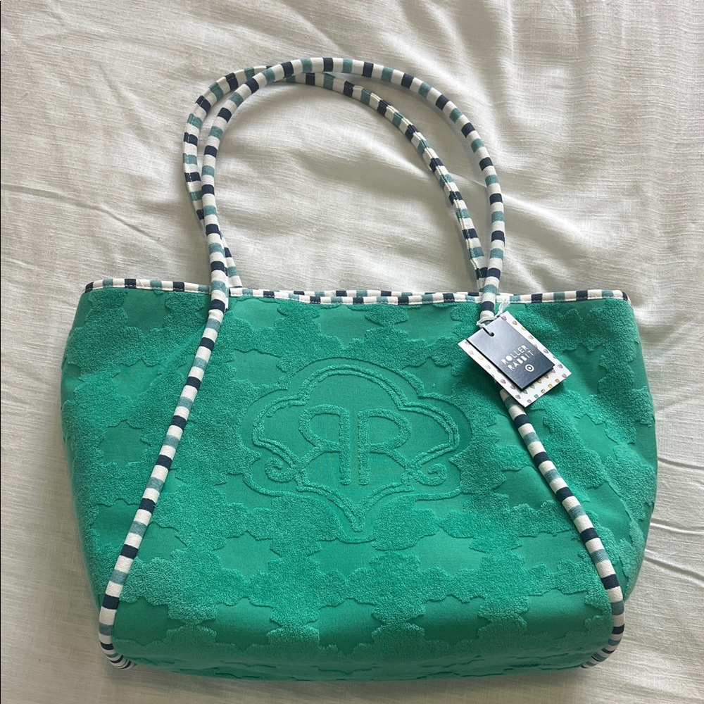 Roller Rabbit x Target Green Tote Bag